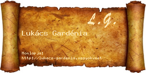 Lukács Gardénia névjegykártya